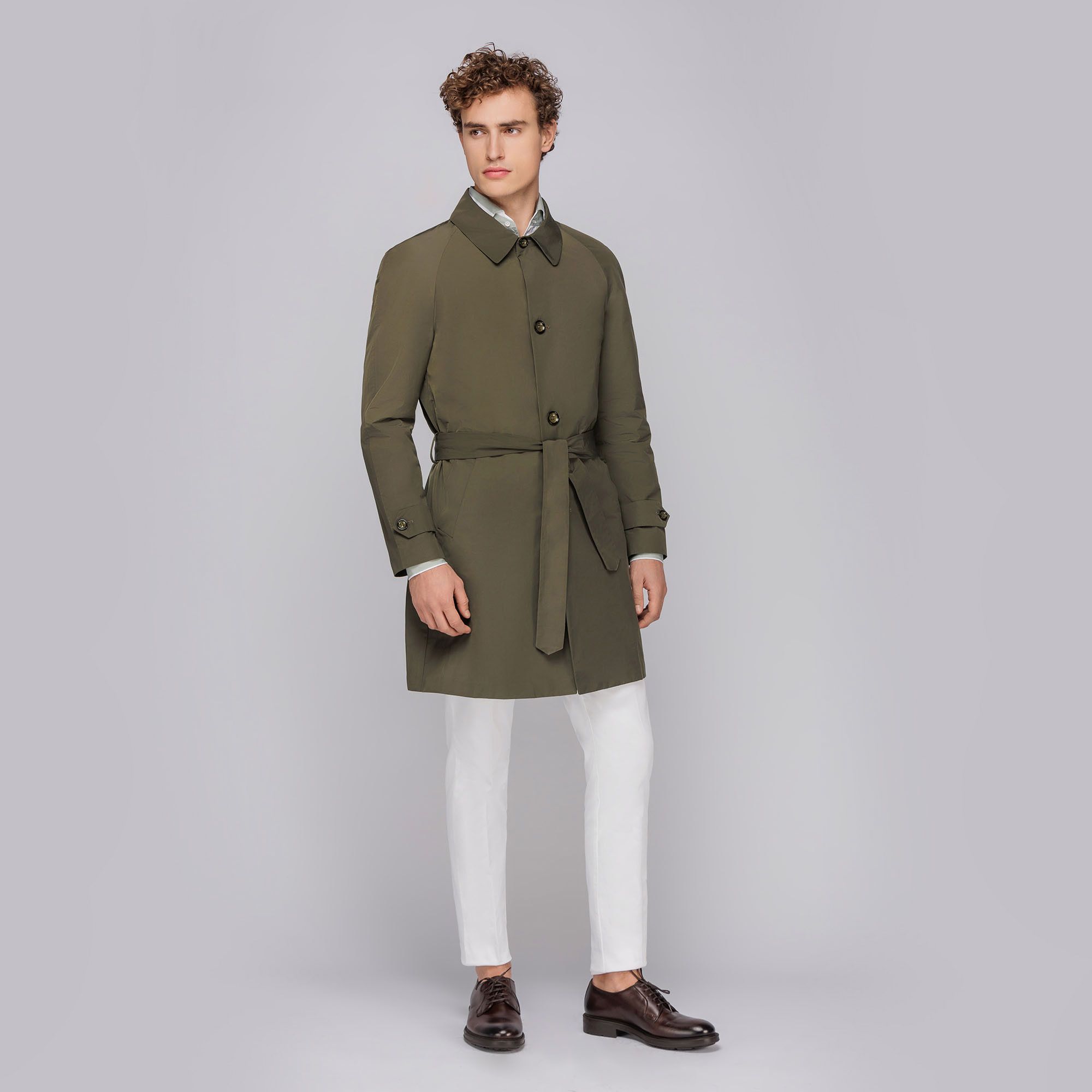 IMPERMEABILE TECNICO VERDE MILITARE