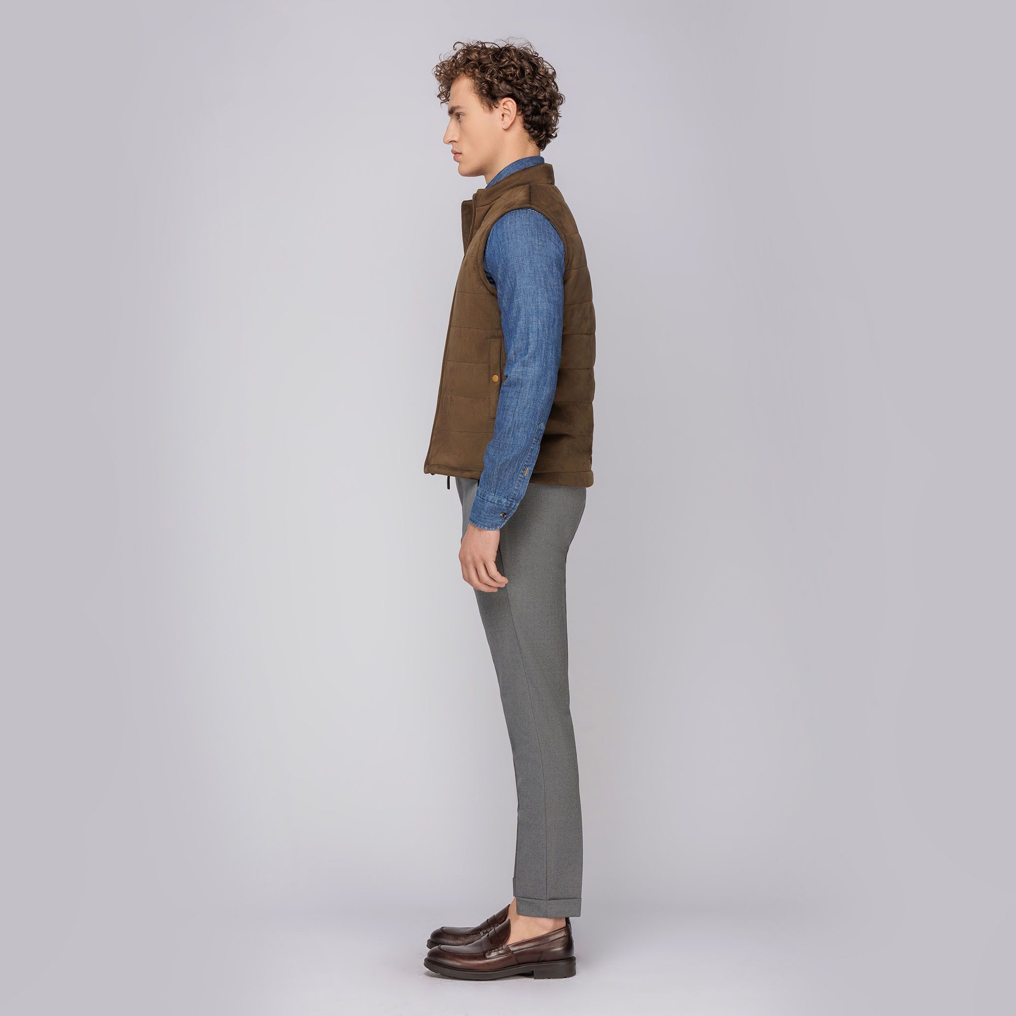 Gilet Imbottito Verde Oliva
