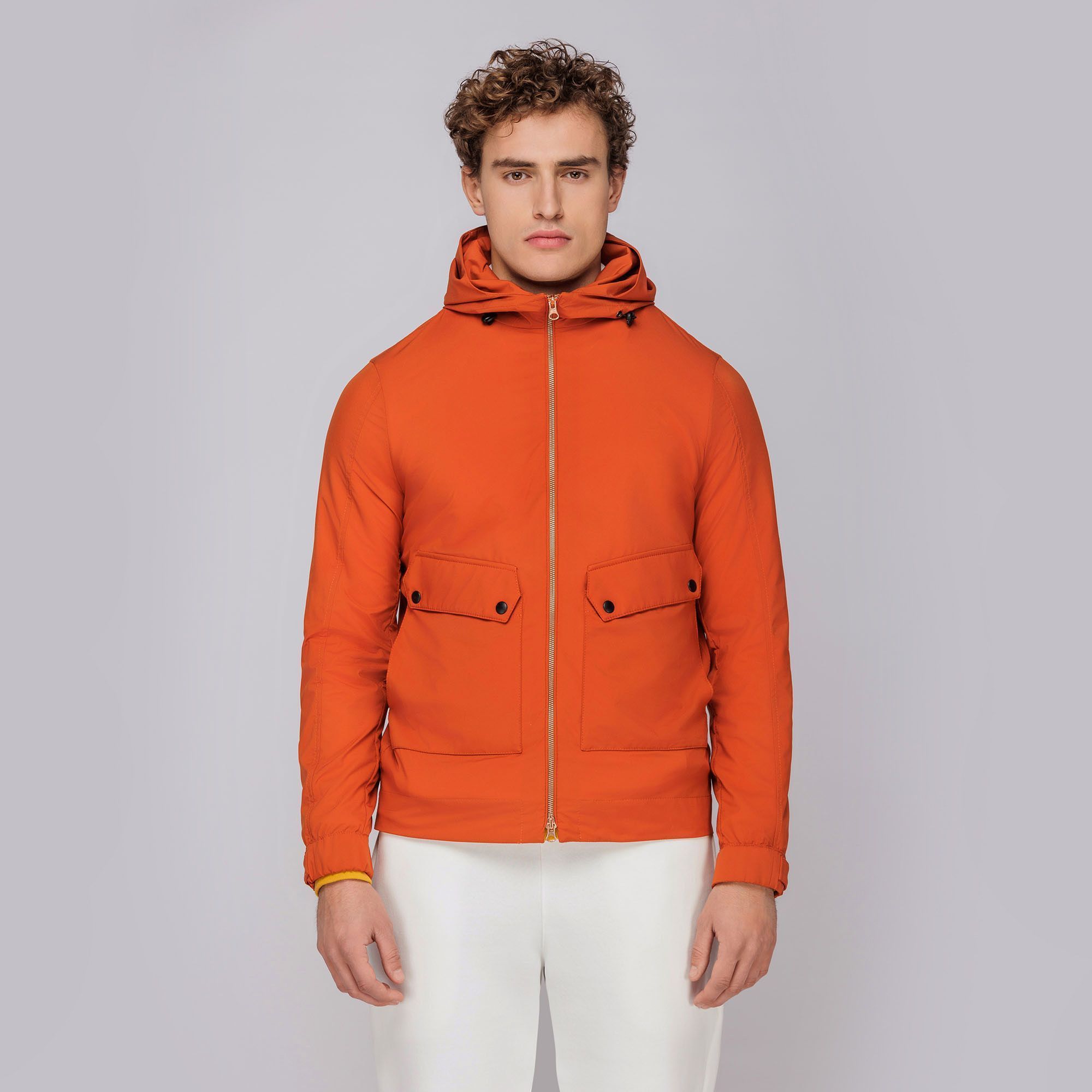 Giubbotto antivento arancio