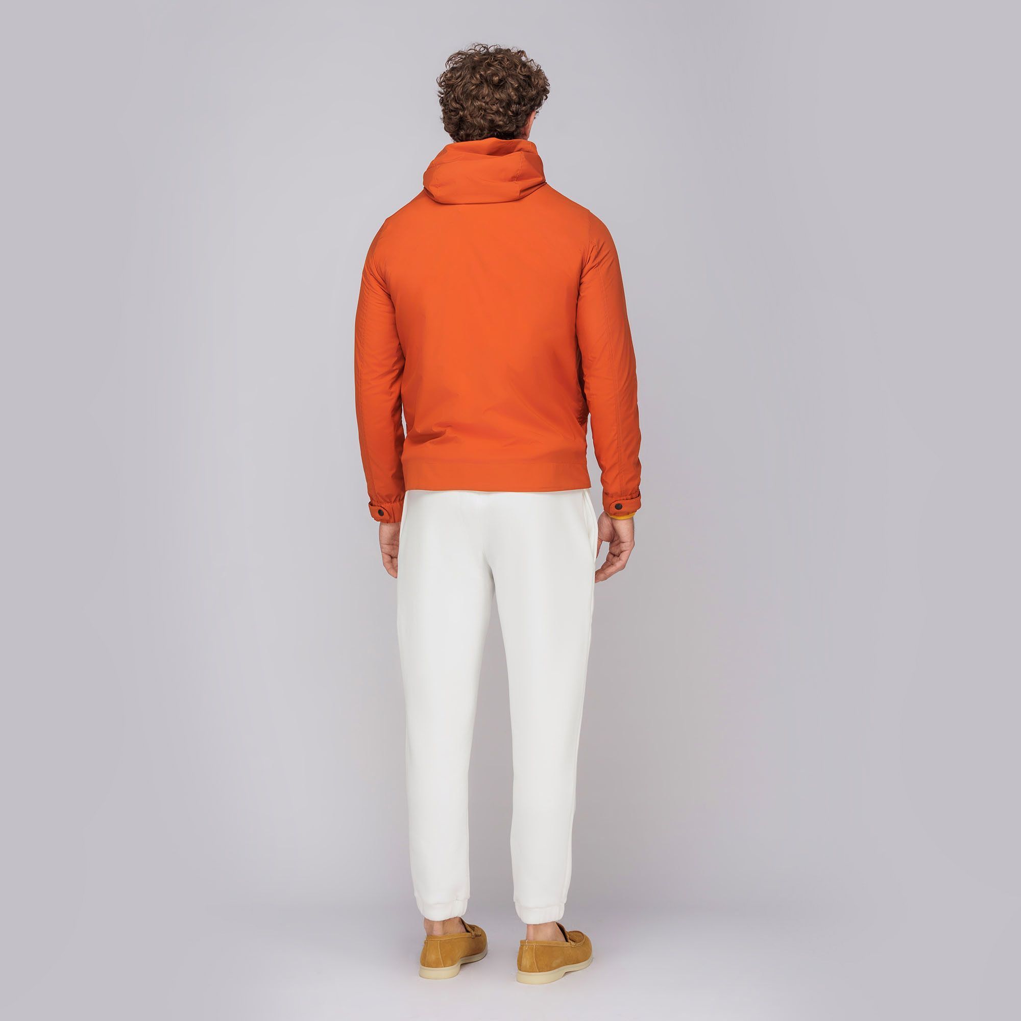 Giubbotto antivento arancio