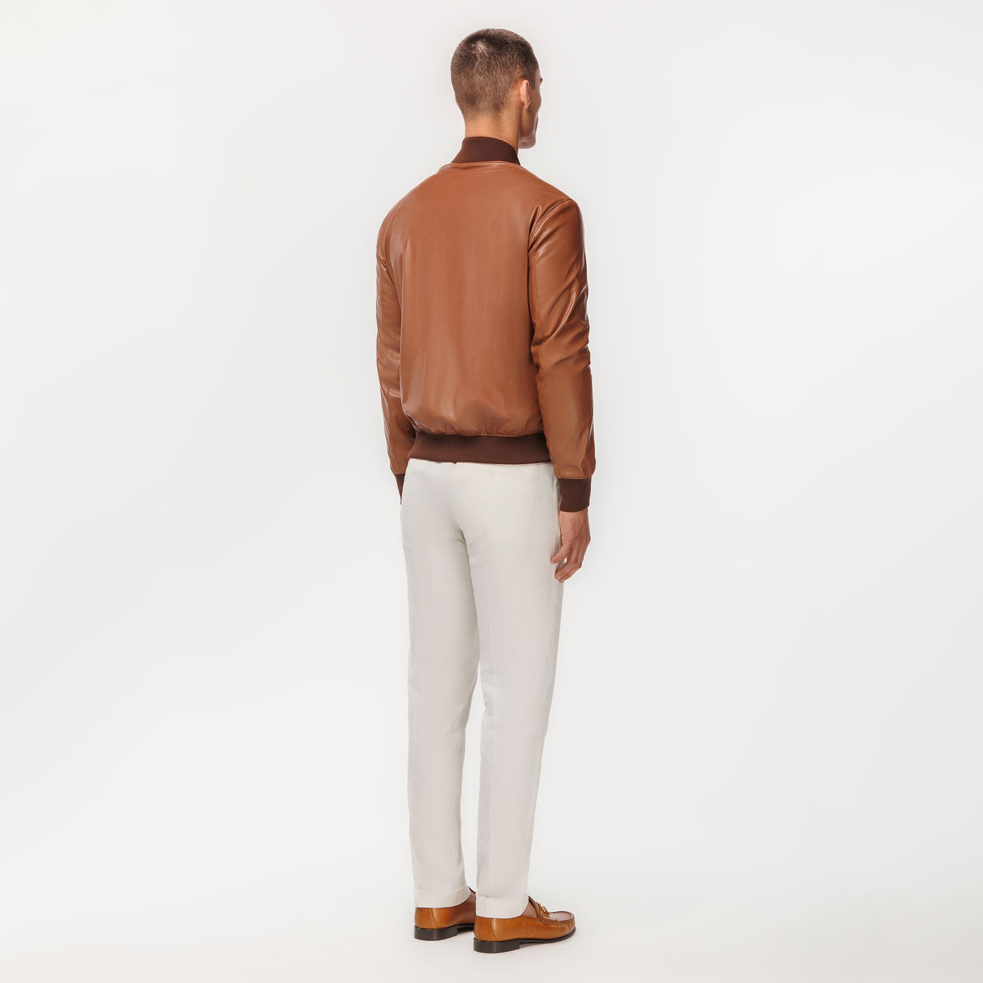 Bomber Marrone Cognac