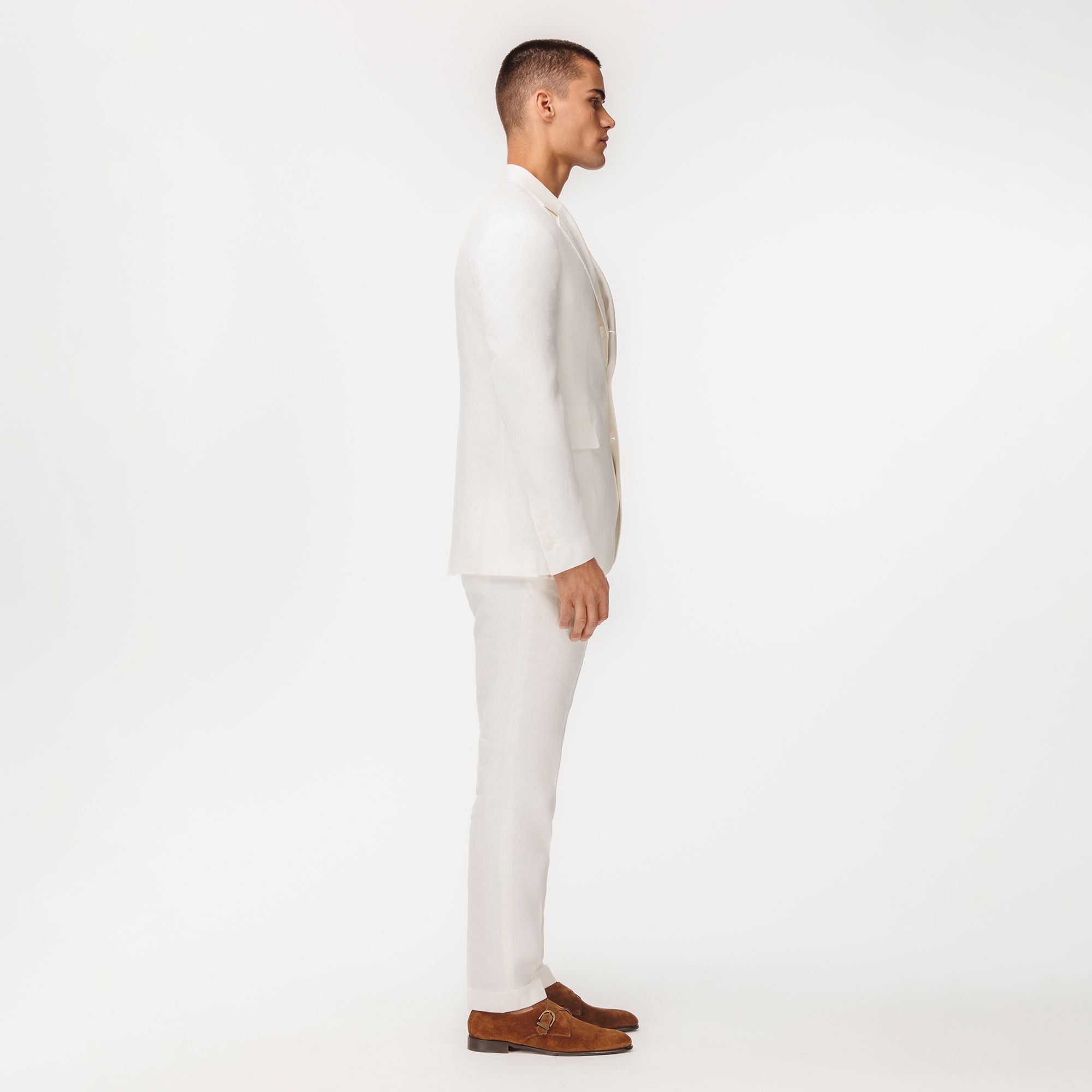 Abito Casablanca In Lino Bianco