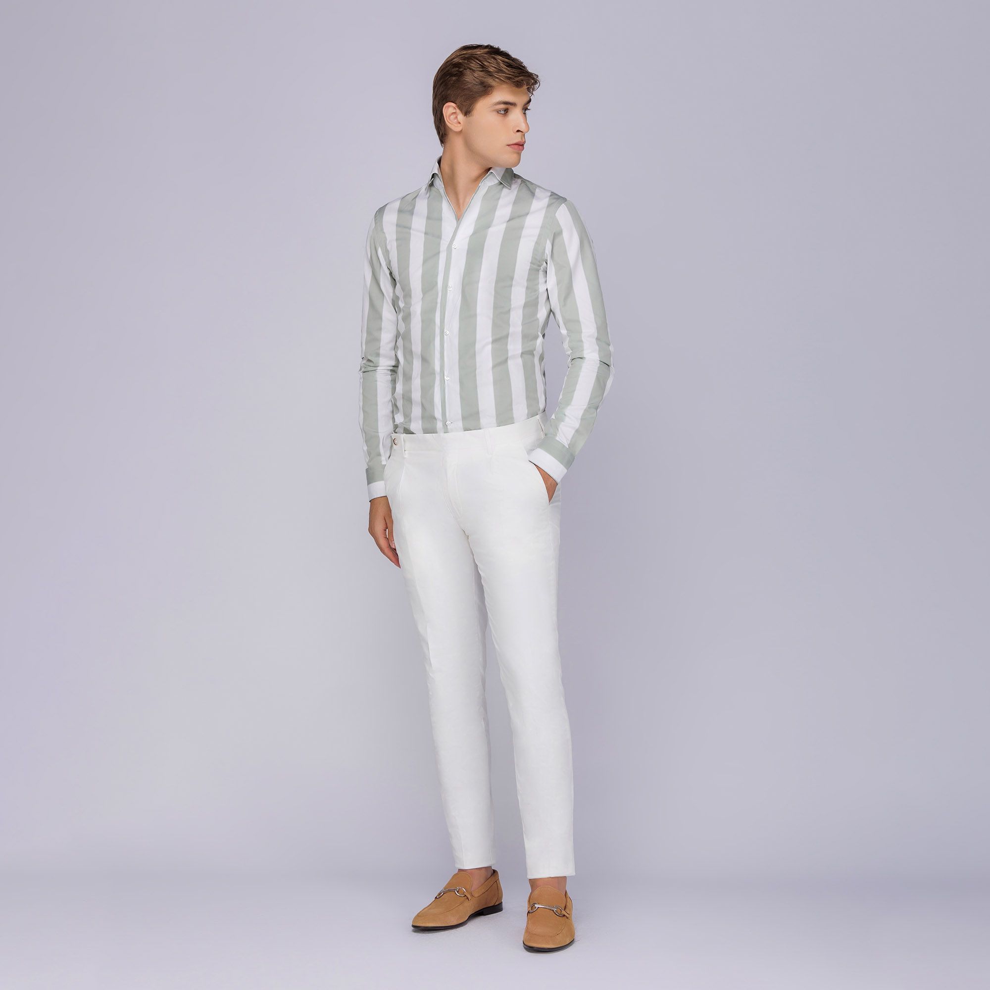 Pantalone chino bianco