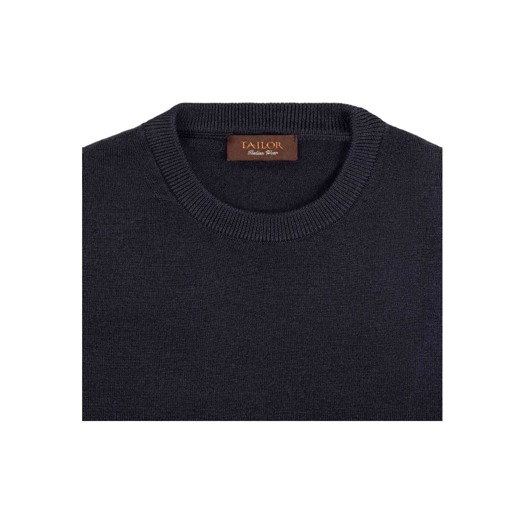 Maglia Mezza Manica Lana Grigio Antracite
