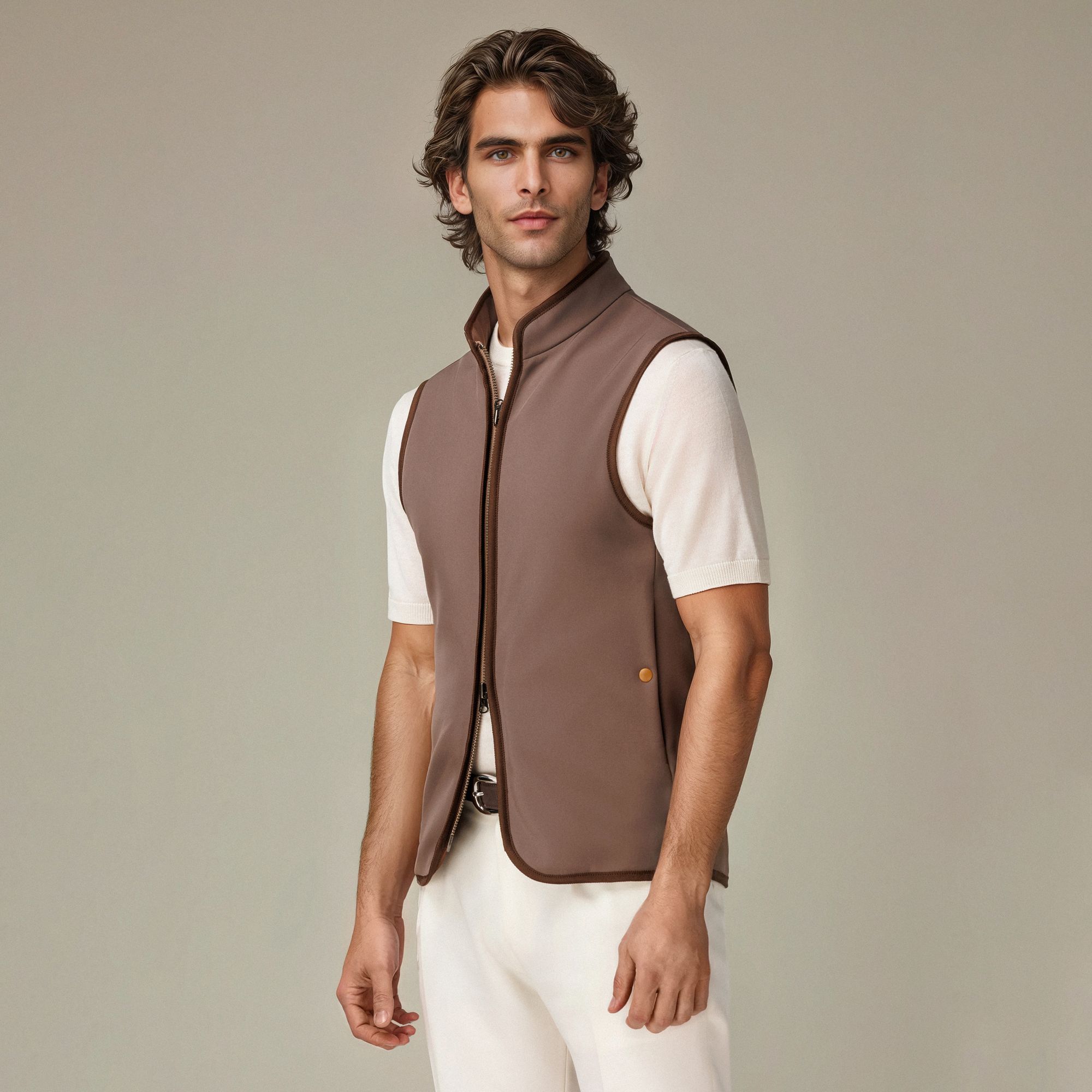 Gilet Elio Evan accoppiato in Pile