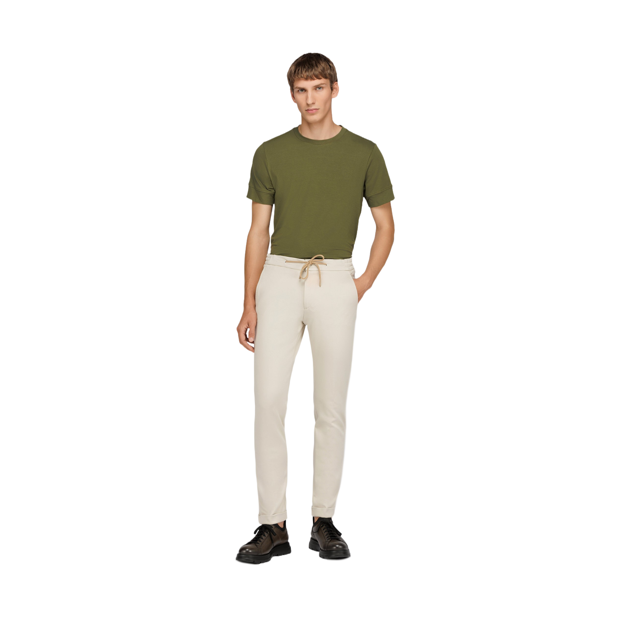 Pantalone Tuta Beige
