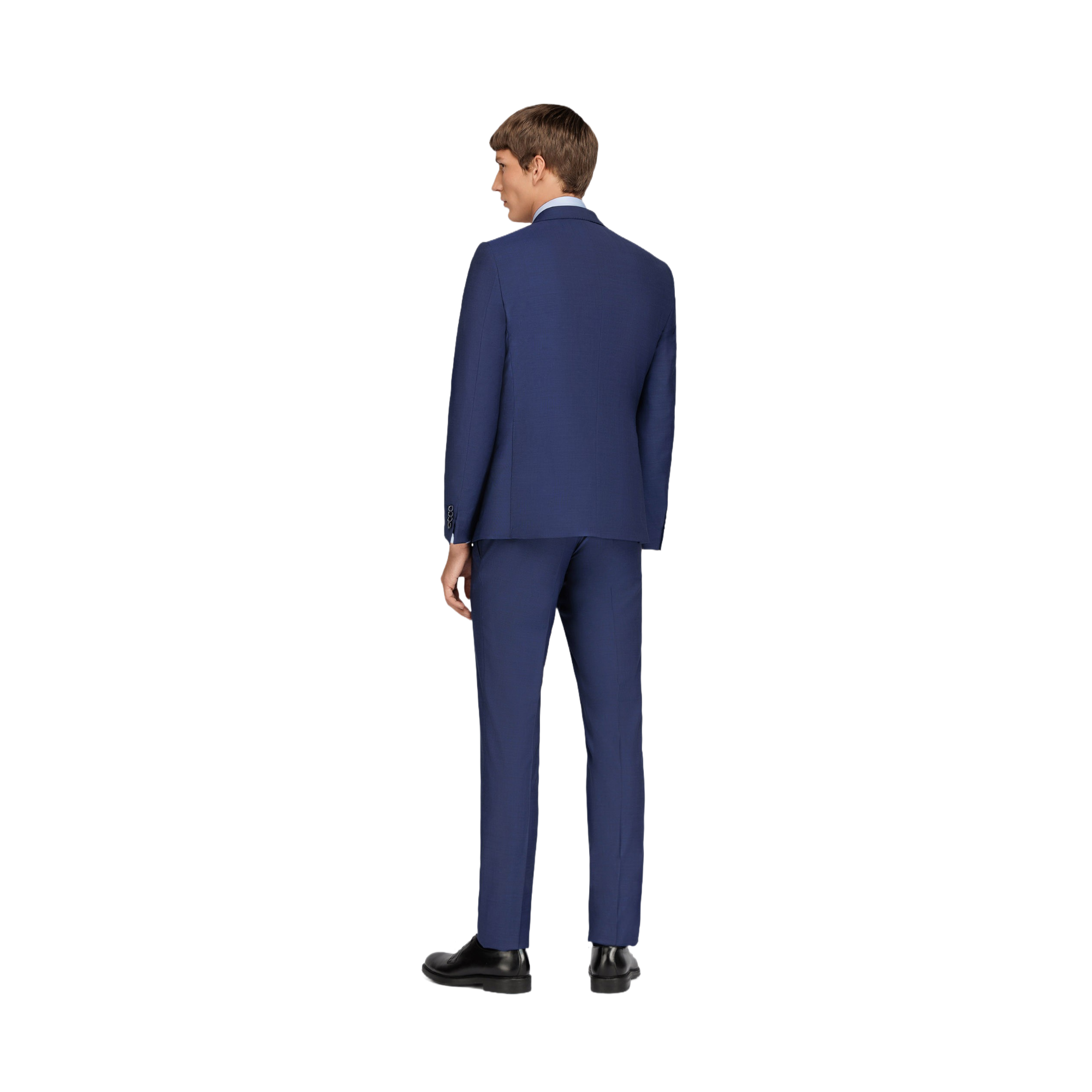 Abito blu chiaro con gilet