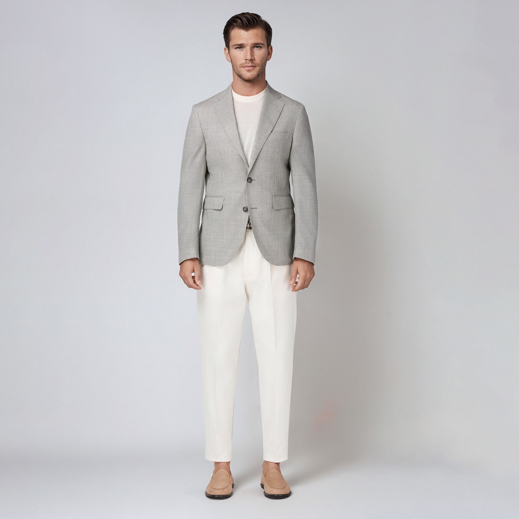 Giacca Principe di Galles in Lana