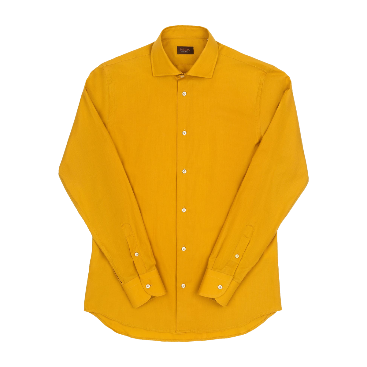 Camicia Ocra in Flanella di Cotone Uomo